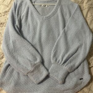 AL super soft, light blue lightweight sweater